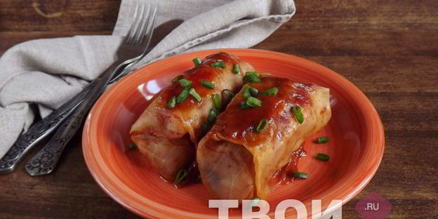 постные голубцы с грибами