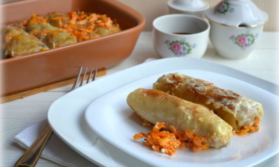 Рецепт постных голубцов с рисом