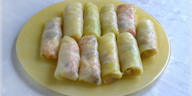 постные голубцы с рисом