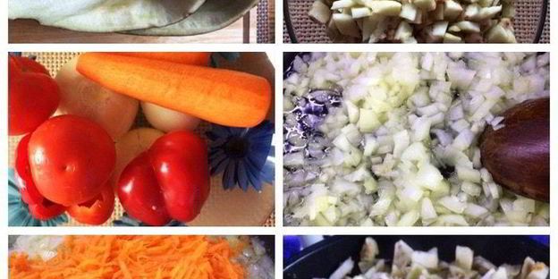 постные овощные голубцы