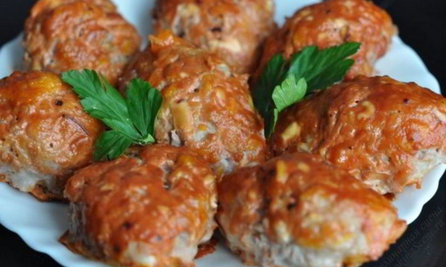 Рецепт простых ленивых голубцов с куриным фаршем