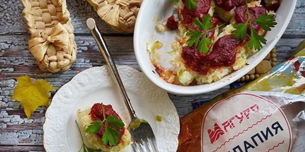 рыбные голубцы по-пермски