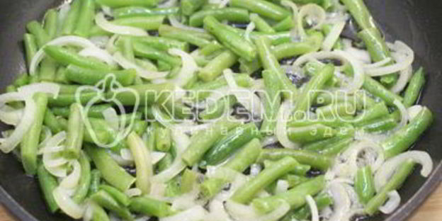 белые грибы со стручковой фасолью