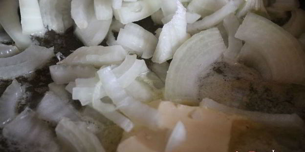 дождевики жаренные с луком