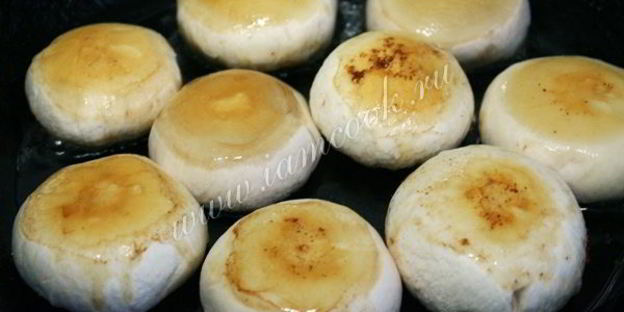 фаршированные шампиньоны с фаршем