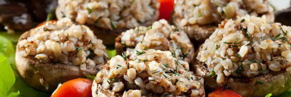 Фаршированные шампиньоны Снимаю шляпу