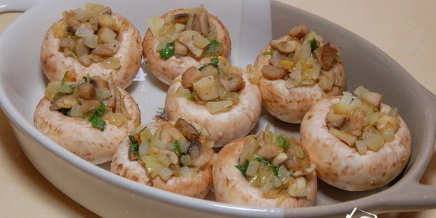 фаршированные шампиньоны