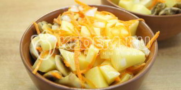 горшочки с грибами в духовке