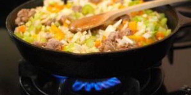 грибы, фаршированные овощной начинкой