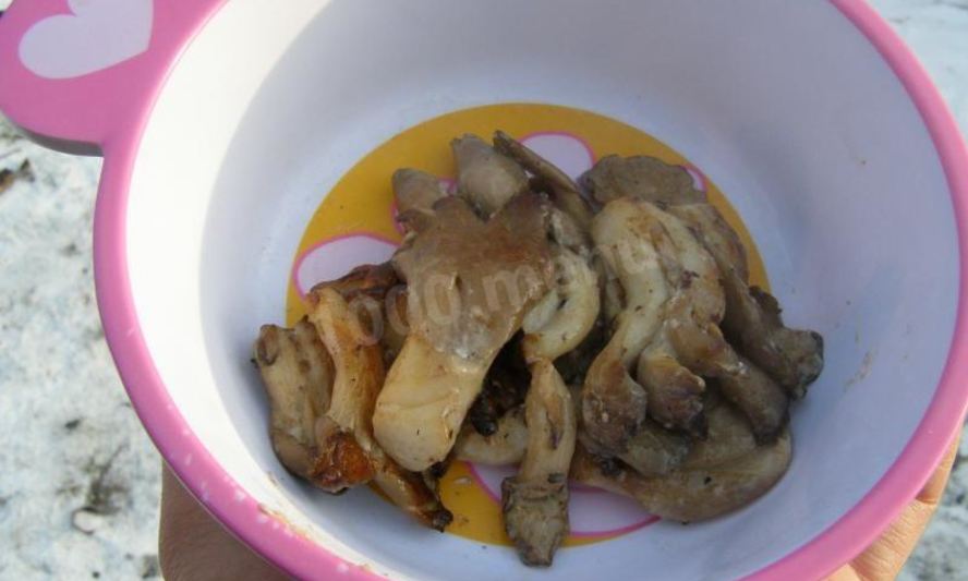 Рецепт грибов на гриле