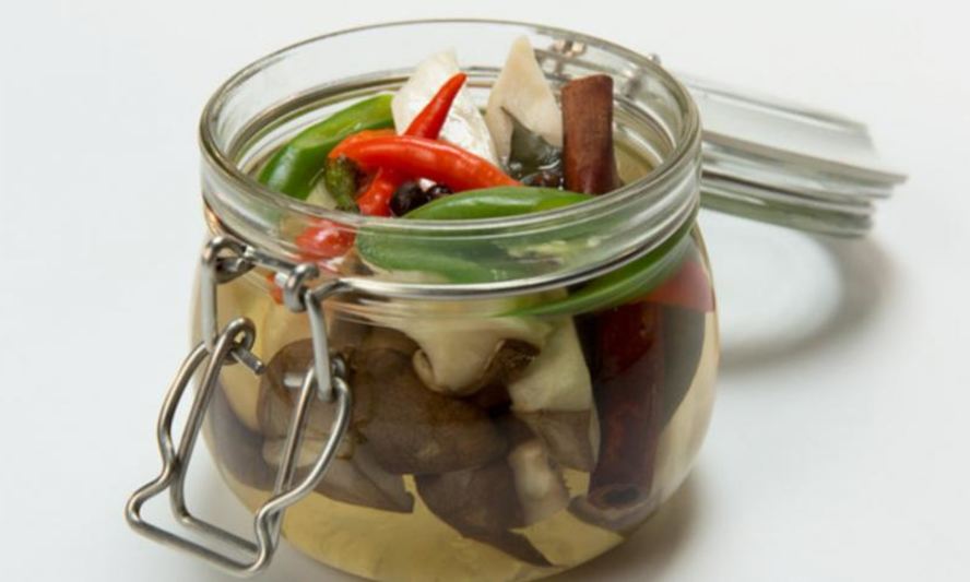 Рецепт грибов по-корейски с перцем