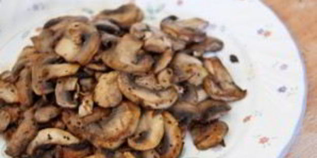 грибы под сливочным соусом