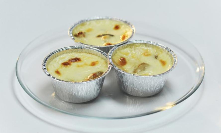 Рецепт грибов под сырным кастардом