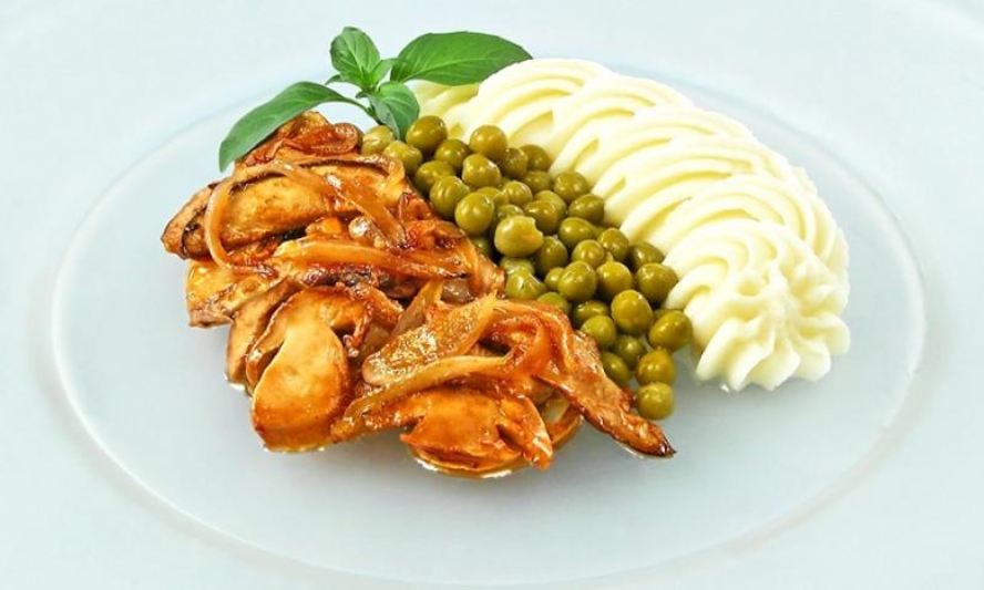 Рецепт грибов под винным соусом