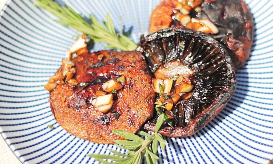 Рецепт грибов портобелло на гриле