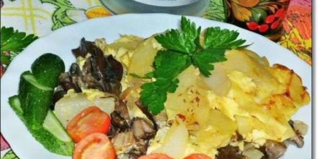 грибы с картофелем в горшочке