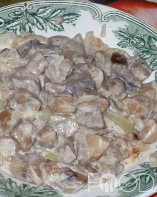 Грибы с майонезом