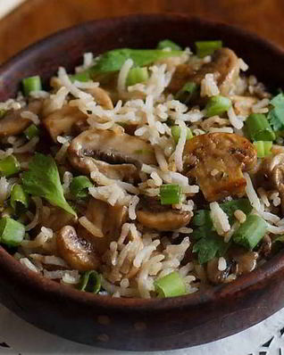 Грибы шампиньоны жареные