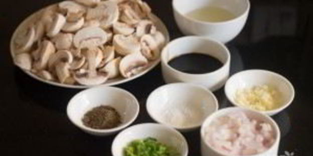 грибы шампиньоны жареные