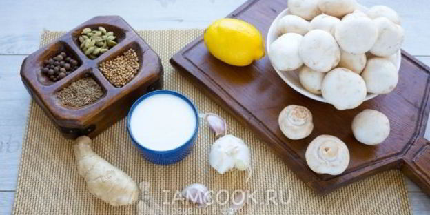 грибы тандури