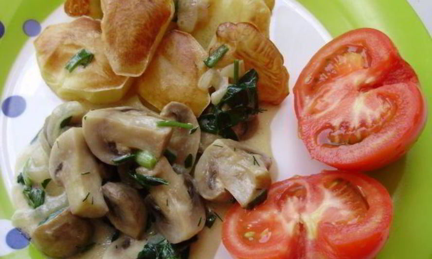 Рецепт грибов в микроволновке