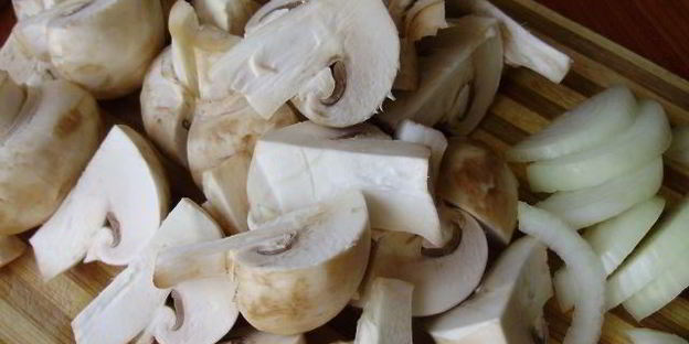 грибы в микроволновке