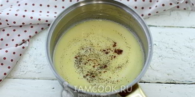 грибы запеченные с соусом бешамель