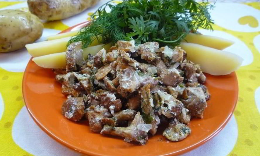 Рецепт лисичек в духовке