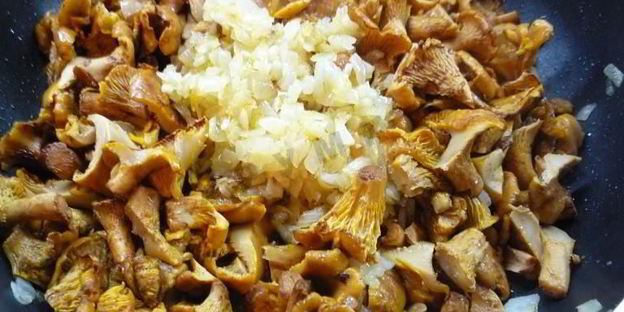 лисички в духовке