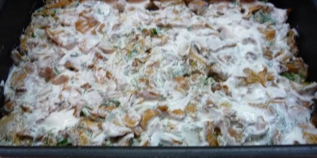 лисички в духовке