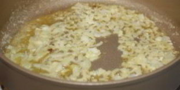 лисички, жареные с рисом