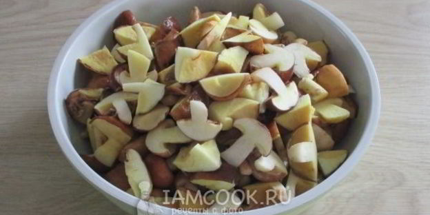 маслята жареные с картошкой