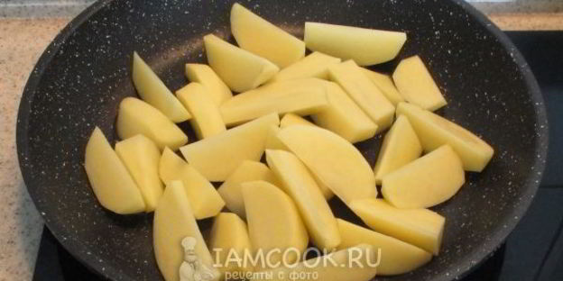 маслята жареные с картошкой