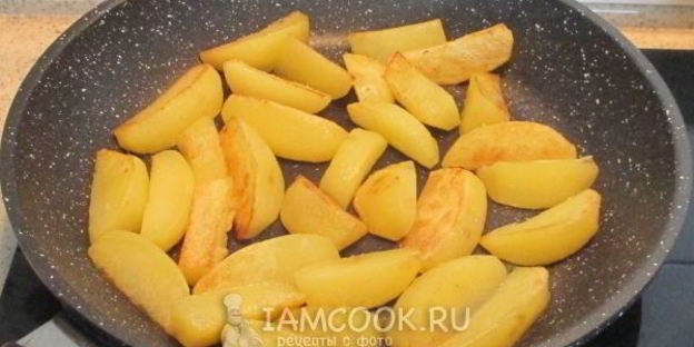 маслята жареные с картошкой