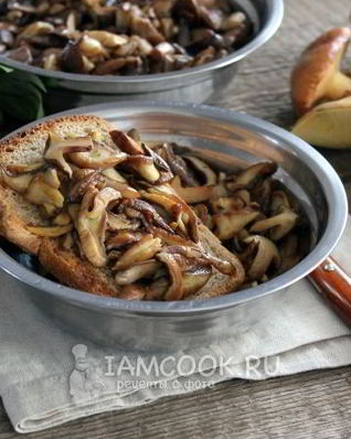 Маслята жареные