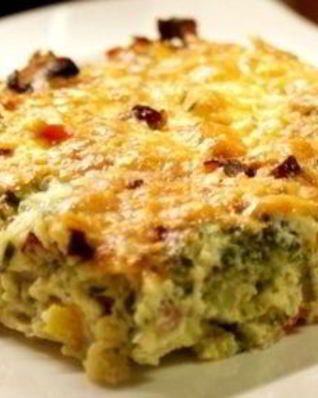 Опята с картошкой в духовке