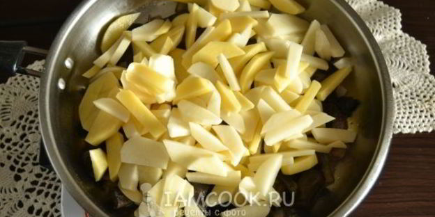 подосиновики жареные с картошкой