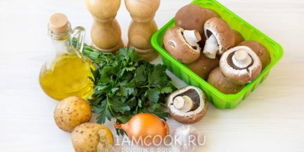 постные фаршированные шампиньоны