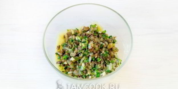 постные фаршированные шампиньоны