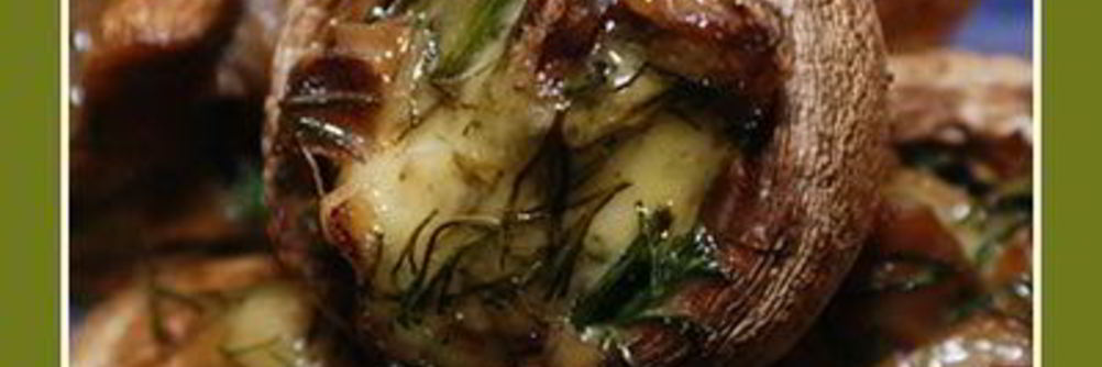 Шампиньоны, фаршированные сыром