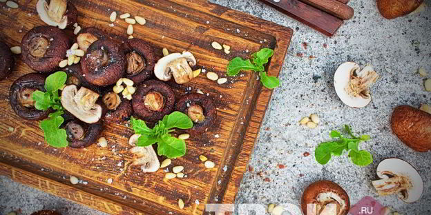 шампиньоны гриль