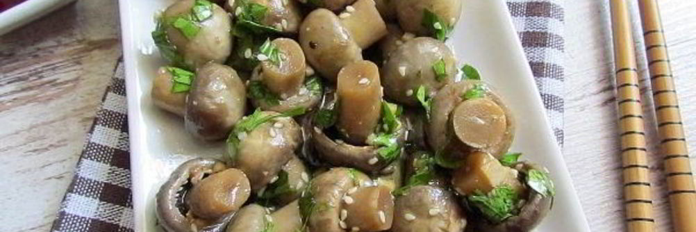 Шампиньоны по-корейски