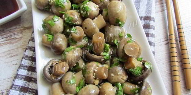 шампиньоны по-корейски