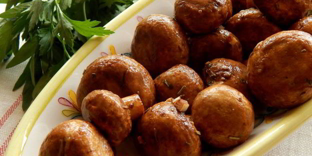 шампиньоны в духовке