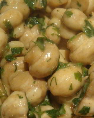 Шампиньоны в горчичном маринаде