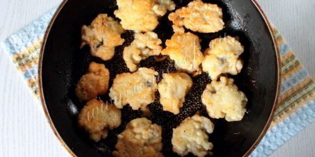 шампиньоны в кляре