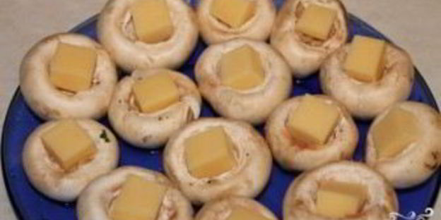 шампиньоны, запеченные с сыром