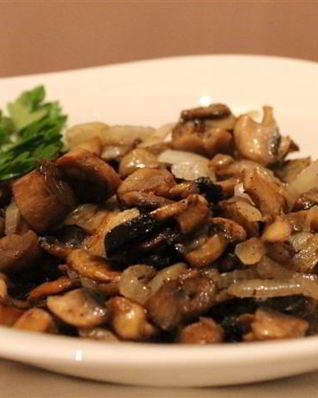 Шампиньоны жареные