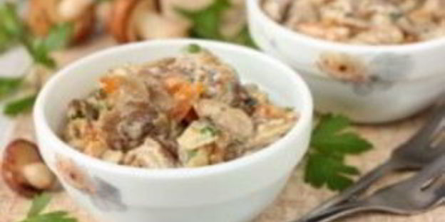 тушеные маслята