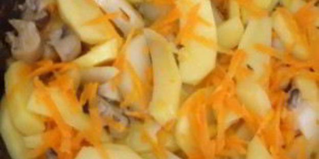 вешенки, тушенные с картошкой